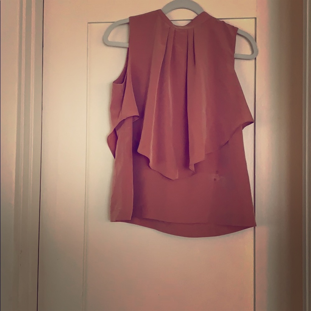 H&M sleeveless pinkish-nude blouse- size 10